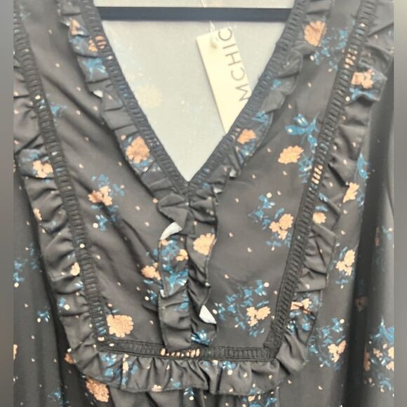 Bloomchic Floral Boho Long Sleeve Top - Picture 4 of 6